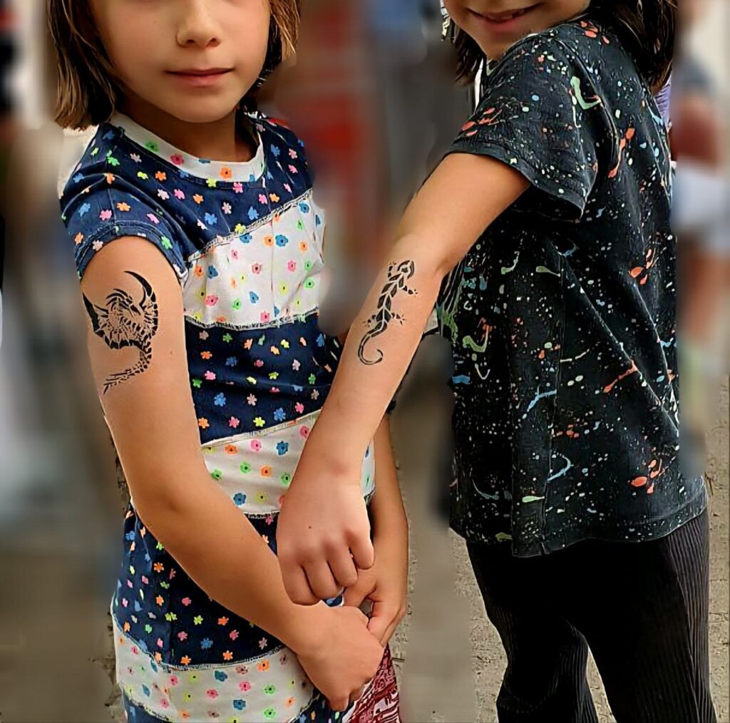 Airbrush Tattoo Dresden Fräulein Kunterbunt